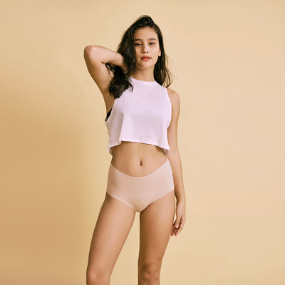 Sharicca Womens High Waisted Seamless Underwear Seamless Briefs