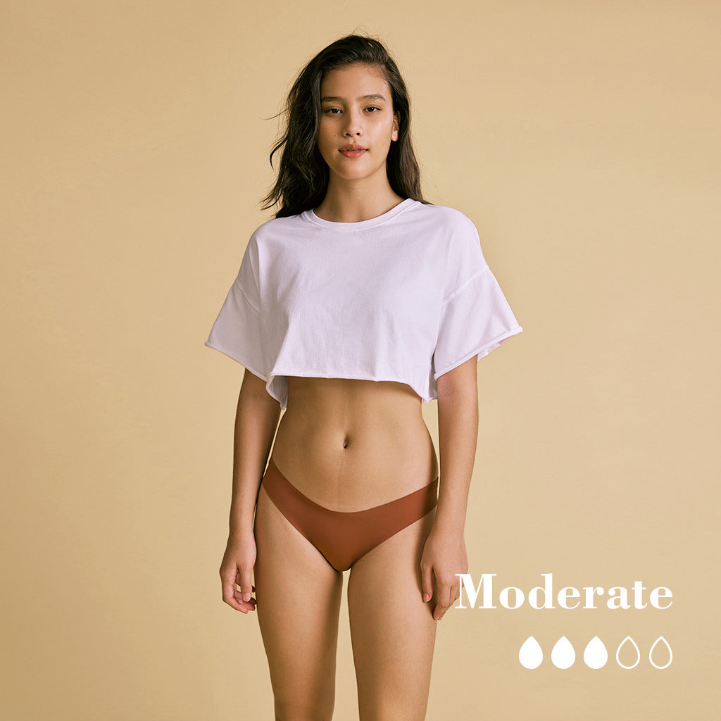 Women Menstrual Underwear Seamless Bikini Panties Leopard Print