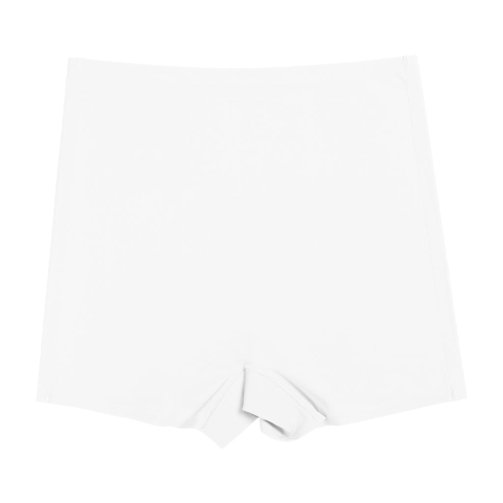 PEASKJP Seamless Boyshort Underwear Women Seamless Smooth Boyshorts Panties  Boxer Briefs for Women, White XXL